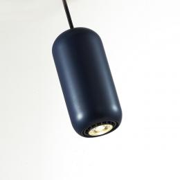 Odeon light 5060/1C PENDANT ODL24 313 темн.синий/черный/металл Подвес GU10 LED 4W COCOON  - 5 купить